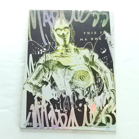 2023 Card Fun DISNEY Art Cards Star Wars C3PO Gold #048/100